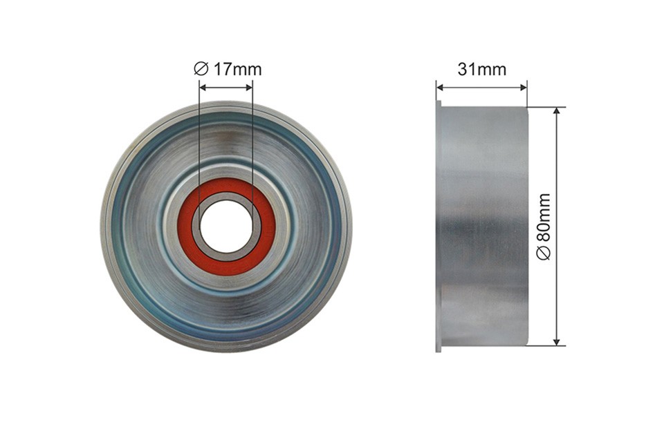 TENSIONER PULLEY VRIBBED BELT RRK-NS-003 FOR INFINITI RENAULT NISSAN 4.5L FX - Image 9