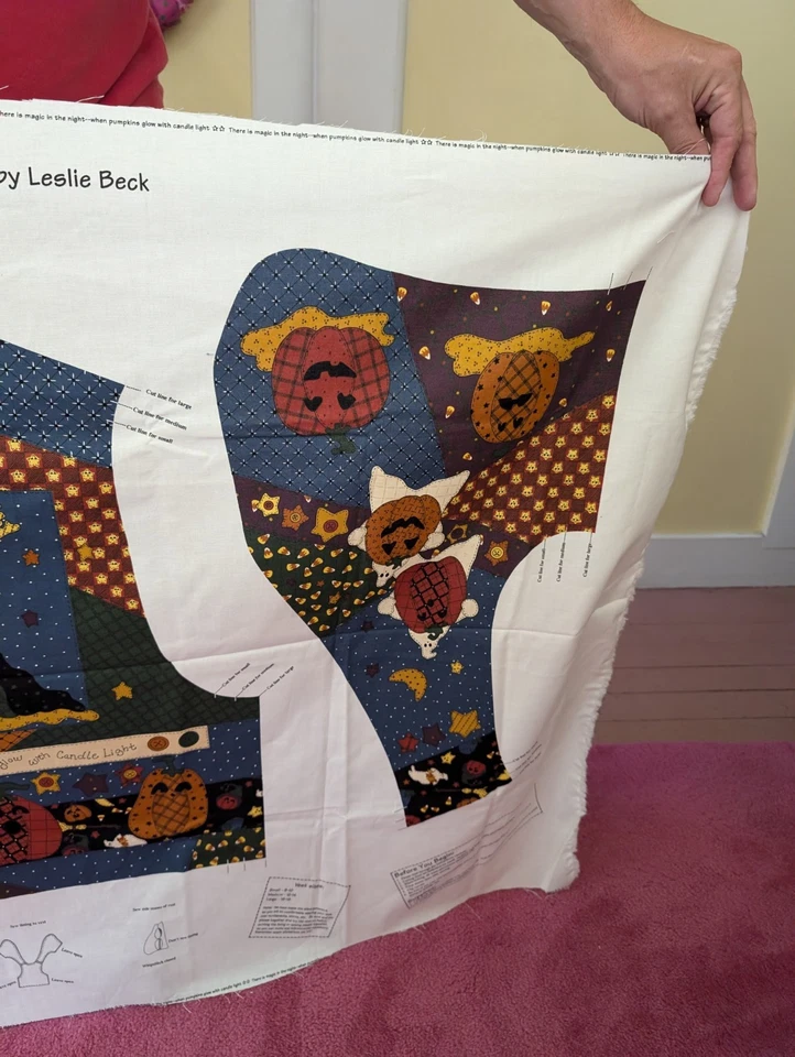 Fabric Panel, Cut & Sew/Women's Vest, "Which Witch & The Who", Sm,Med,Lg. - Image 4 of 4