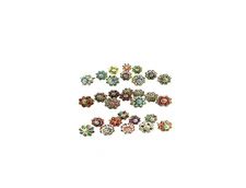 Small 1" Knobs Assorted Rare Hand Painted Ceramic Knobs Cabinet Drawer Pull P...