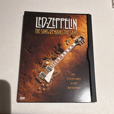 Led Zeppelin The Song Remains the Same DVD Warner Bros NTSC Bonus Concert