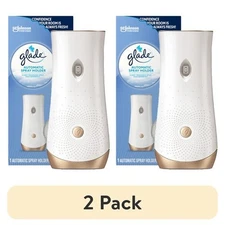 (2 pack) Glade Automatic Spray Holder, Air Freshener Spray, 10.2 oz, 1 Count