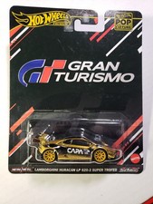 Pneumatici in gomma Hot Wheels Gran Turismo Premium Lamborghini Huracan LP620 1:64