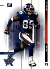 2003 Leaf Rookies and Stars #155 David Tyree RC - FB