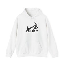Faith-Inspired Hooded Sweatshirt, Jesus Do It, Fearless Psalm 23, ... 