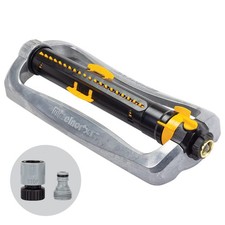 Turbo Oscillating Sprinkler with Metal Base, ...