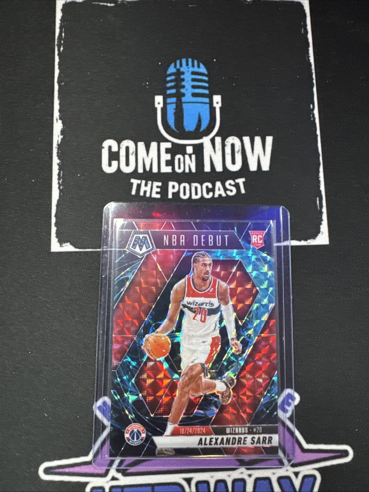 2024-25 Panini Mosaic Alexandre Sarr NBA Debut Genesis RC Very rare