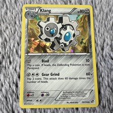 Pokemon Klang 75/114 Blister Exclusives Promo Cracked Ice Reverse Holo NM TCG