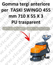 SWINGO 455  BAVETTE AVANT pour TASKI rechange Autolaveuse suceur