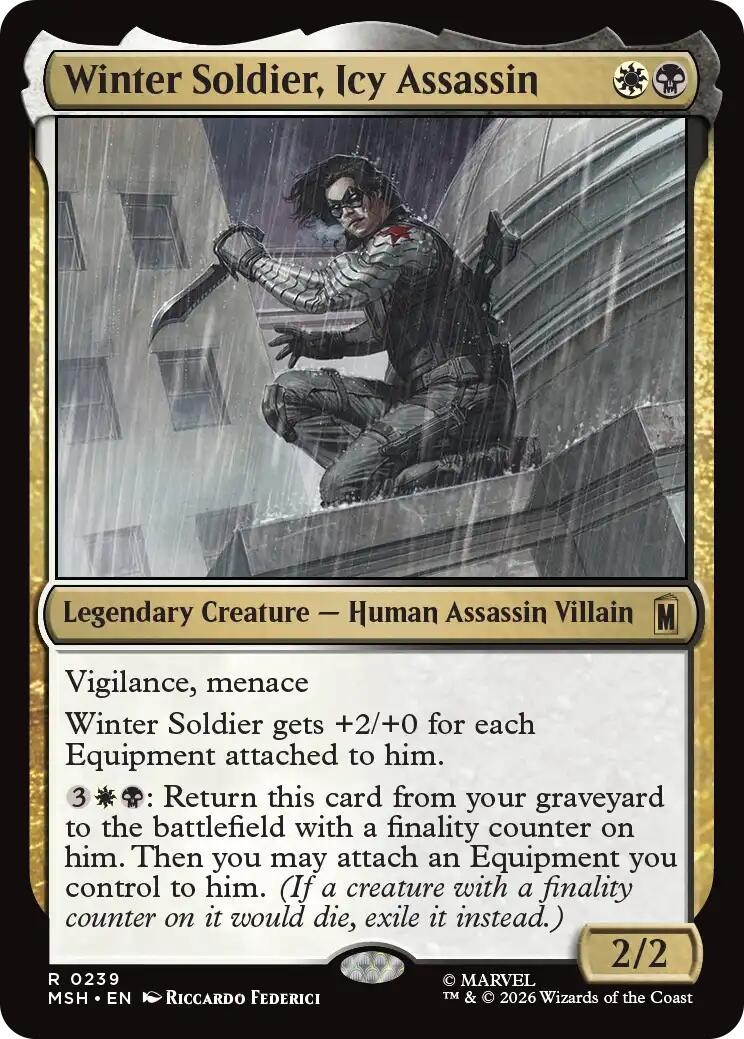 NM - Winter Soldier, Icy AssassinMSH - 239Marvel Super Heroes