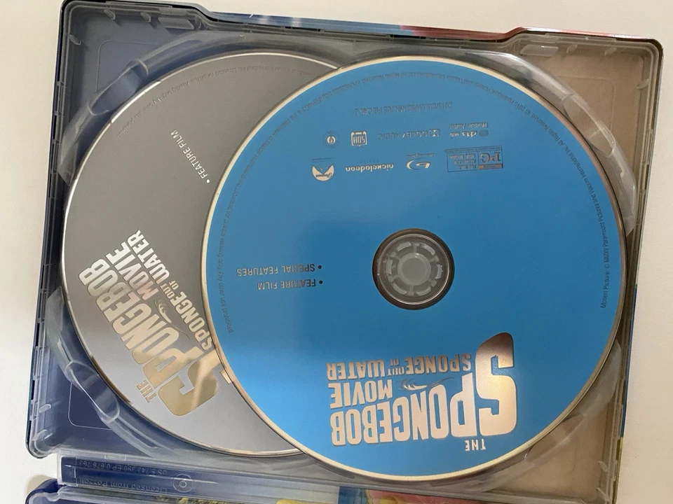 The SpongeBob Movie: Sponge Out of Water (2015) Blu-Ray Steelbook - NO CODE Foto 3 de 3