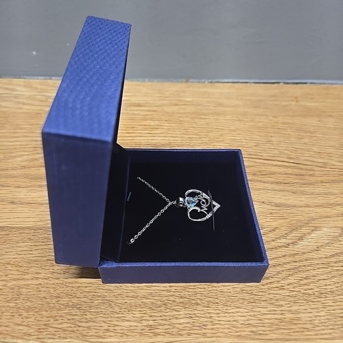 März Geburtsstein 925 Sterling Silber "Mama" Herz Halskette mit CZ Stein - Bild 6 von 6