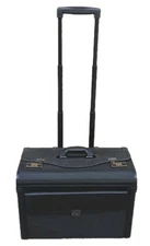 AlpineSwiss 19" Wheeled Rolling Briefcase Case Sales Sample Pilot Lawyer