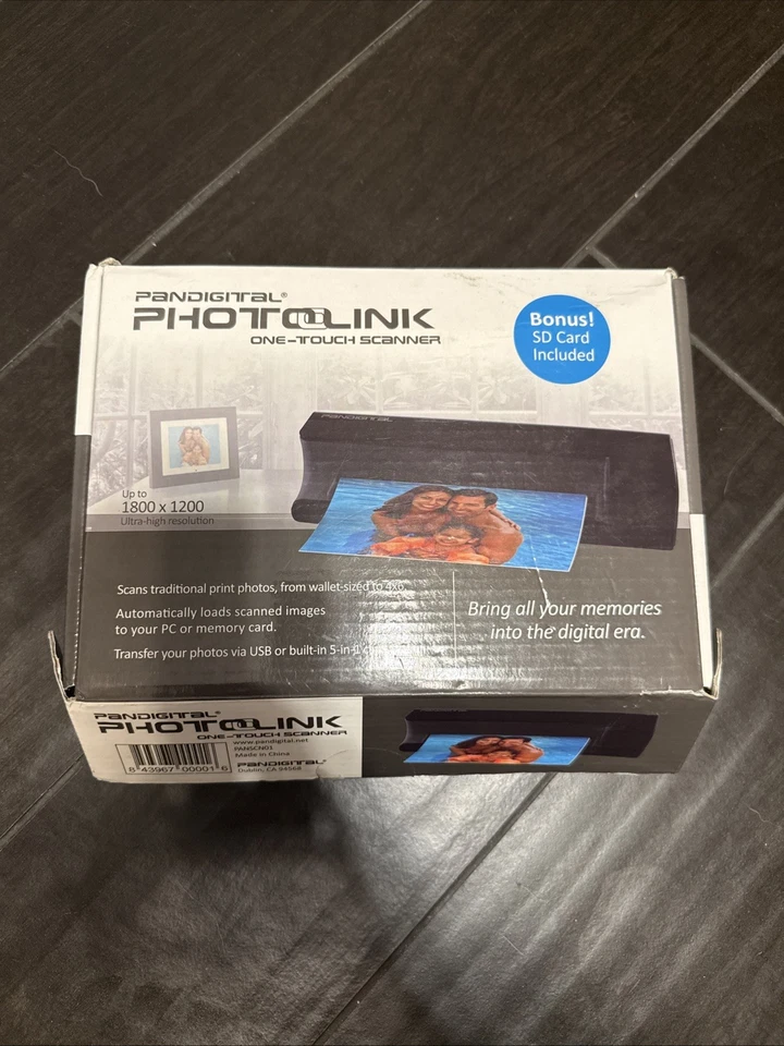 Escáner de fotos Pandigital Photolink One Touch con tarjeta SD adicional modelo PANSCN01 Foto 2 de 4