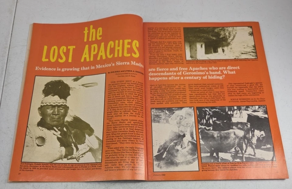 True West Magazine January 1982 Lost Apaches Unorthodox Pioneers Missouri Men - Image 3 of 4