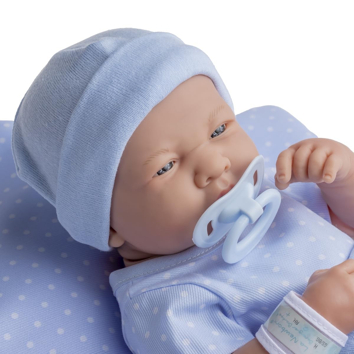 jc toys 18503 18501 La Newborn babypop Vinyl Pop Day in luier met fles en deken. Echt meisje, First Tear Real Girl, 35,56 cm