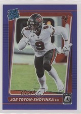 2021 Panini Donruss Optic Rated Rookie Purple Prizm 6/50 Joe Tryon-Shoyinka 0tj1