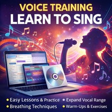 Voice Vocal Training CD – Sing Voice Lessons, Complete Singing & Voice Course