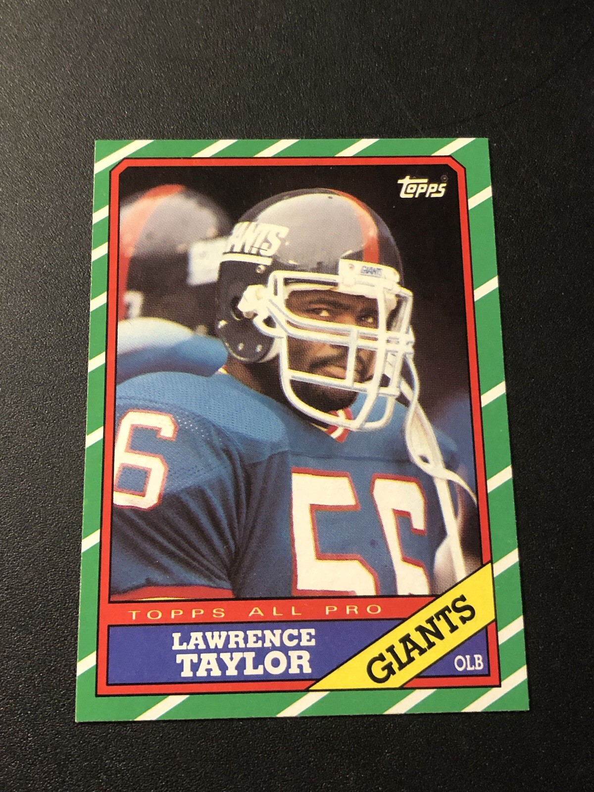 1986 Topps Lawrence Taylor #151 HOF