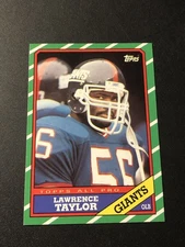 1986 Topps Lawrence Taylor #151 HOF
