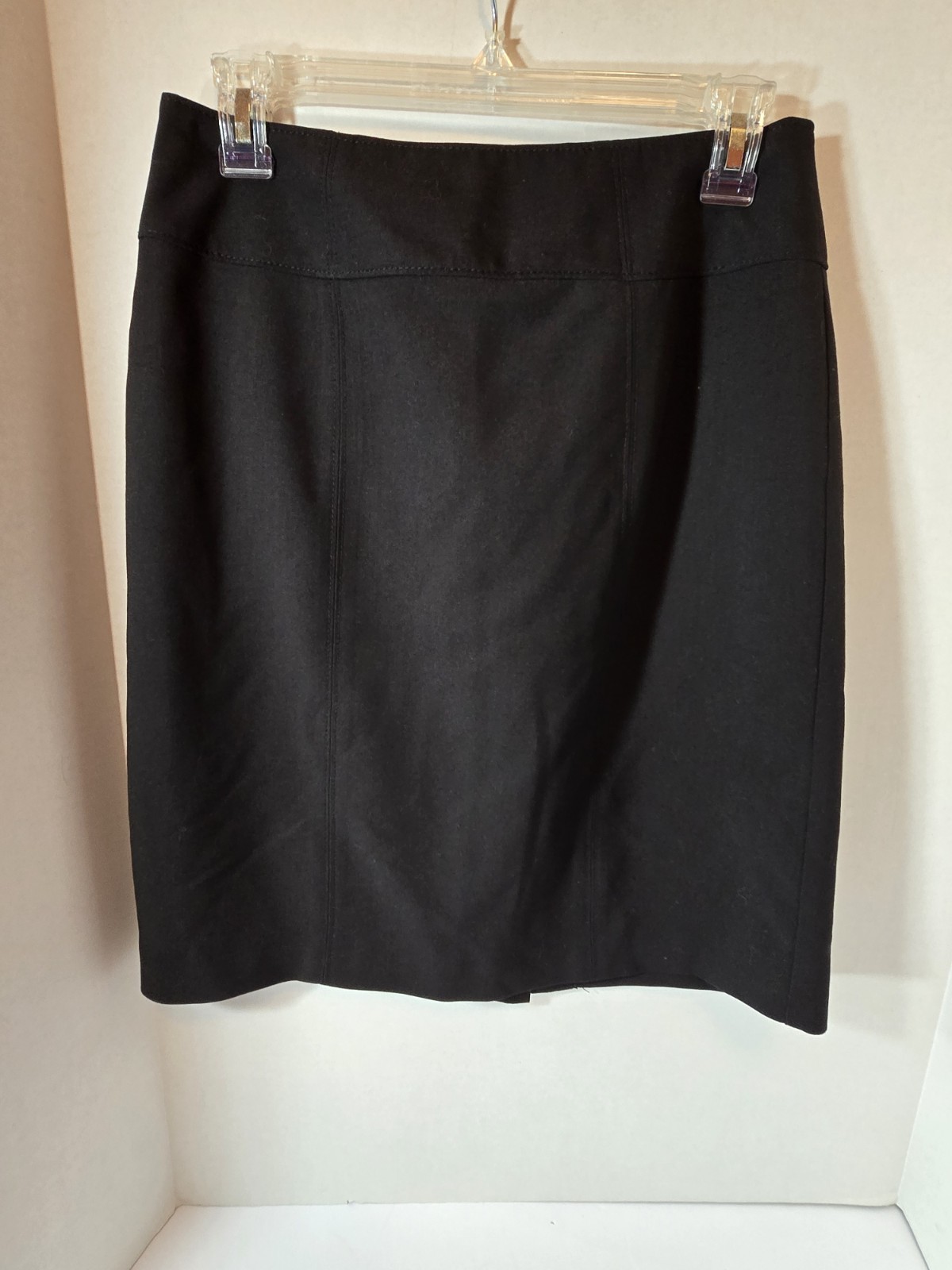 Worthington Women’s Pencil Skirt, Black, Slit, Zippered, Lined, Size 8