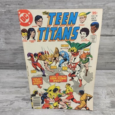 Teen Titans #50 (Oct 1977, DC) 1st Full Teen Titans West 