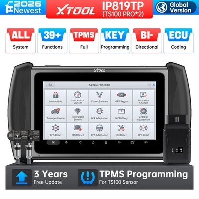 2026 XTOOL IP819 Bidirektionales Scan-Tool OBD2 Diagnosegerät E.CU-Codierung DE