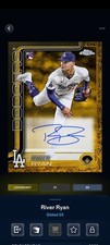 Topps Bunt Gilded 25 River Ryan Signature Legendary DIGITAL