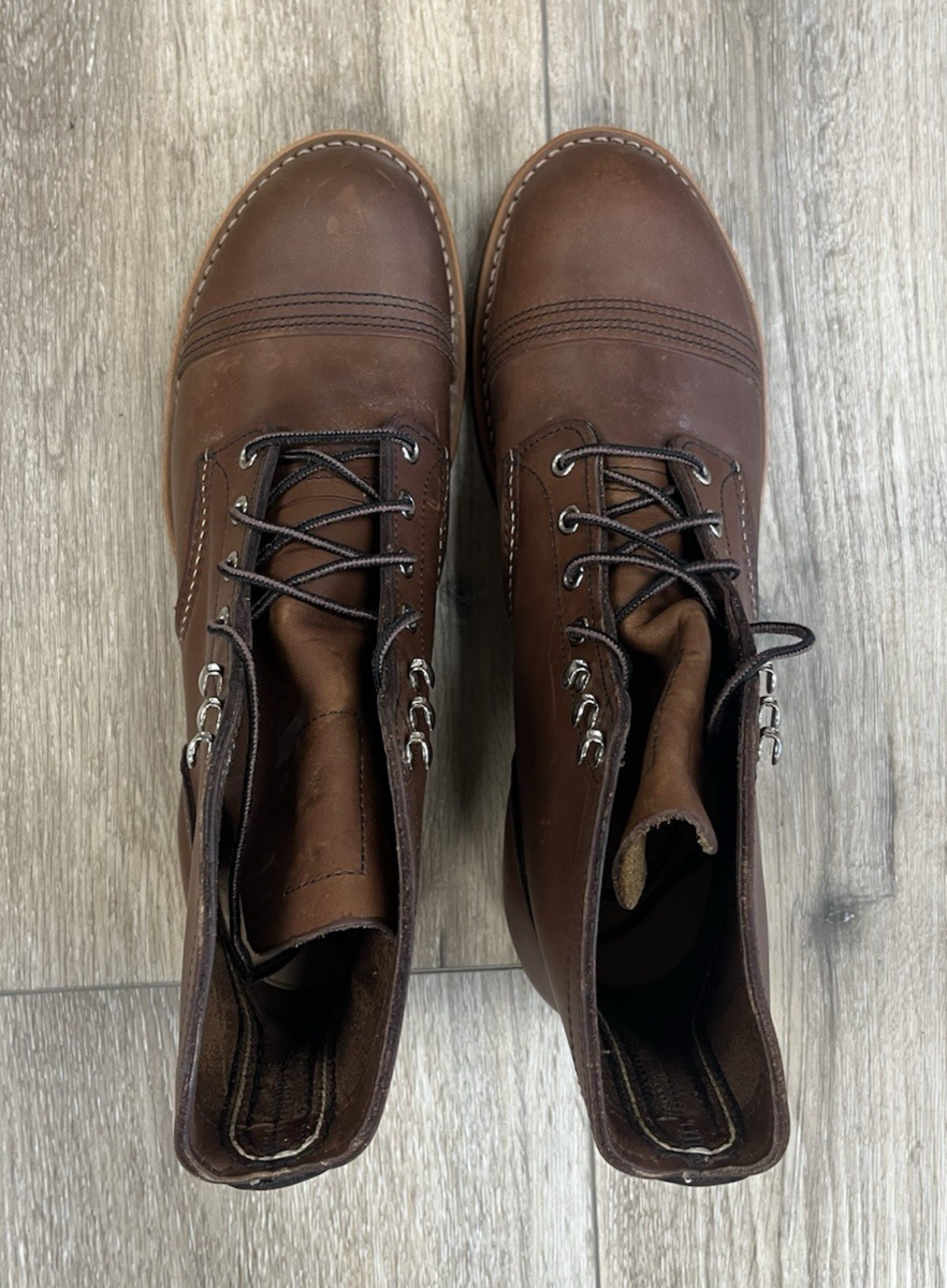 N*⌘様 RED WING IRON RANGE MANSON 8011 Red Wing 8011 Iron Ranger White Ash Settler Heritage Nitrile Cork