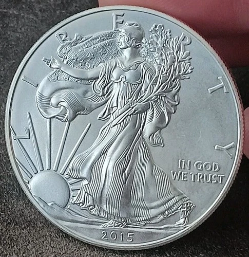 2015 Silver Eagle 1 OZ. .999 BU American Coin #478