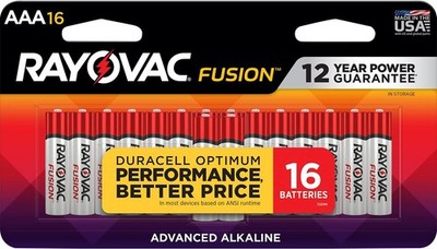 RAYOVAC AAA HIGH ENREGY Alkaline Batteries