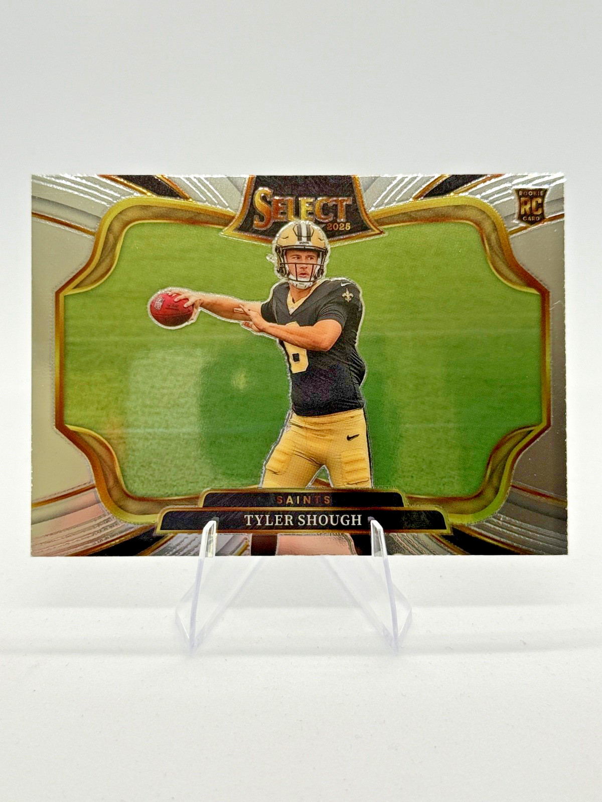 2025 Panini Select Field Level Base RC #441- Tyler Shough- Saints
