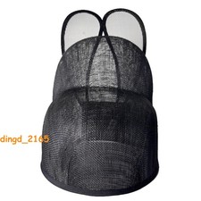 Dome Hanfu Hat Men Women Chinese Ancient Ming Dynasty Headdress Black Gauze Hat