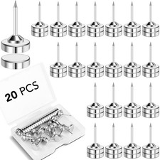 E BAVITE 20 Set Magnetic Push Pins Thumbtacks for Wall Bulletin Board Map Photo