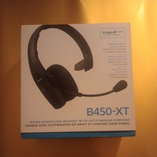 BlueParrott B450-XT Bluetooth Noise Cancelling Trucker Headset New Sealed w5c