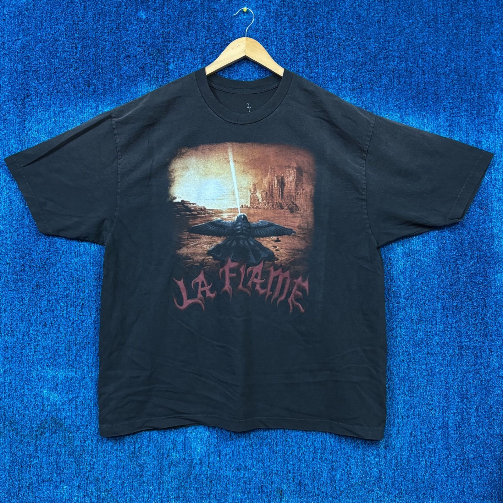 Travis Scott Cactus Jack Coachella “La Flame” Graphic T-Shirt Size XXL
