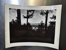 Scenic View Original Photo B&W Ephemera