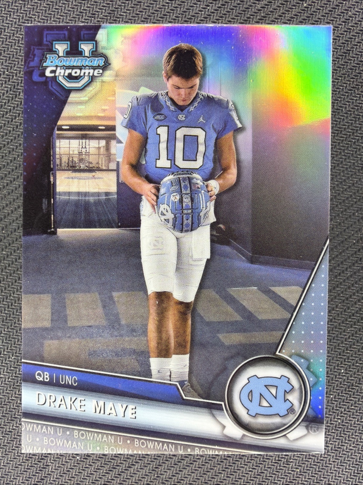 2023 Bowman University Chrome Drake Maye Image Variation Patriots UNC #149