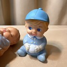 Vintage Doll Toy Lot of 3 Irwin, Stahlwood, Sani Babe Plastic Boys Korea & Japan — photo 3
