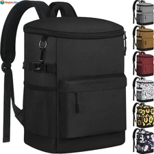 Lunch Backpack, Insulated Cooler Backpack 33 Cans Lunch Box for Men Women US ...