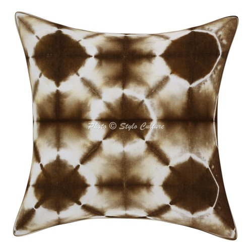 Boho Bohemian Cushion Cover Shibori Tie Dye Bohemian Decor Pillow Cover Case - Picture 3 of 7