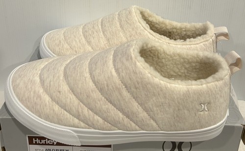 Hurley Arlo Puff Hausschuhe Schuhe, natur, Damengröße 6, NEU - Bild 2 von 8
