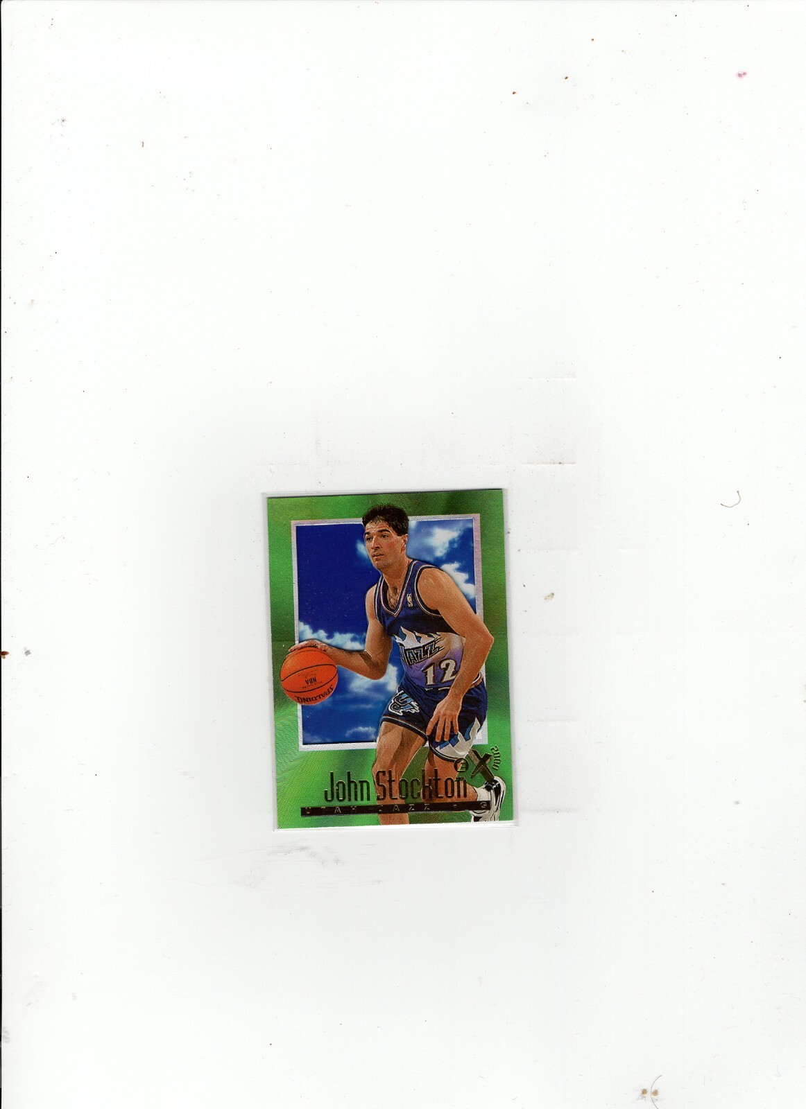 1996-97 John Stockton EX2000 #75 Free Shipping (B-1475)
