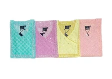 XL Size Women Pure Cotton Sleep Wear 50" Bust Size Night Gown Embroidered Nighty