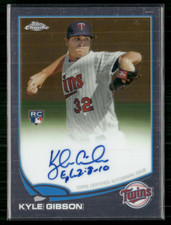 Kyle Gibson 2013 Topps Chrome RC Auto