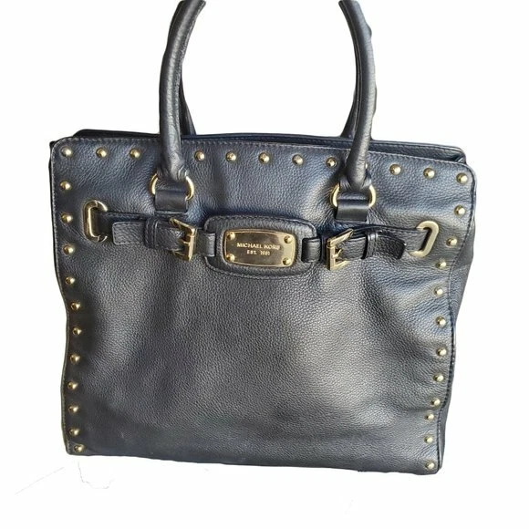 Michael kors hamilton sales large tote black