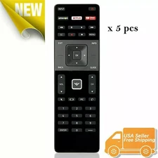 5 x Replacement XRT122 Smart TV Remote For Vizio Amazon/Netflix/iHeart/ Home Key