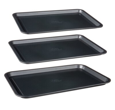 3er Set Antihaft Bräter Backblech - 3er Set Kochen Braten Abendessen -