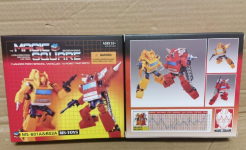 Magic Square MS-B01A MS-B02A Architect Grapple &Fire Extinguisher Inferno Figure - Picture 1 of 13