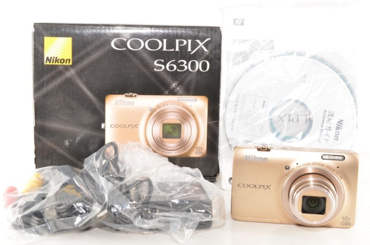 Nikon COOLPIX S6300 ゴールド◯ Nikon COOLPIX S6300 Gold Digital Camera Japan Used | eBay