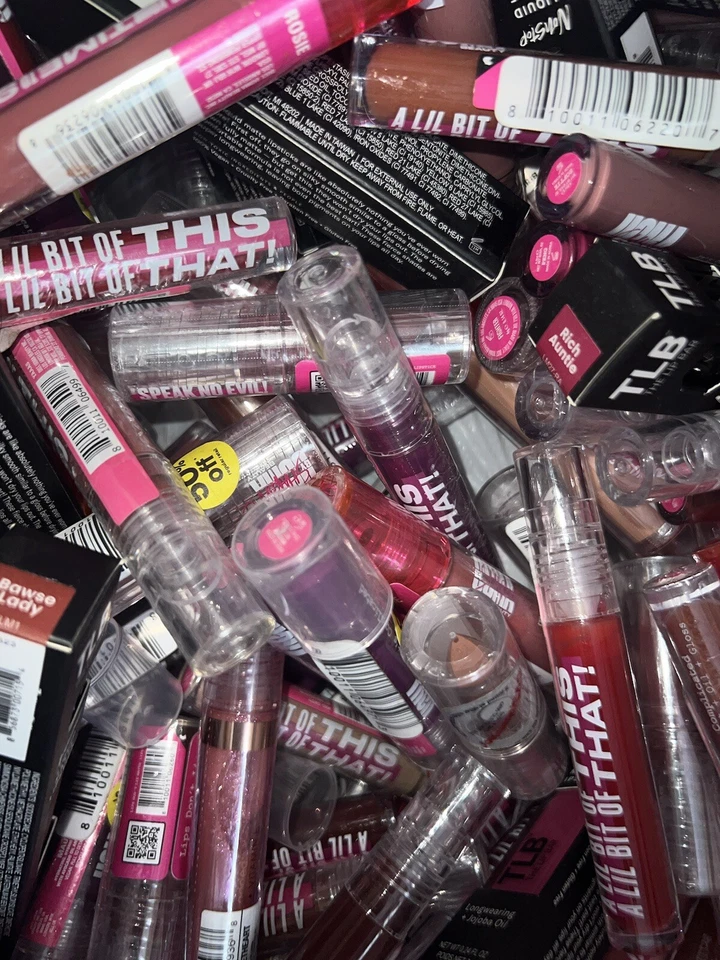 50 lipgloss & Lip Stick Tubes Wholesale For Reselling Resale Bulk - Image 3 of 4